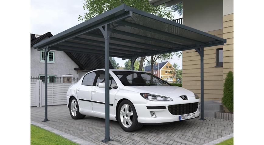 Carport, Verona 5000, Antracitgrå